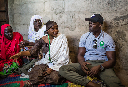 Djimon Hounsou in Nigeria with Oxfam