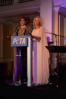 Pamela Anderson and Mary Matalin hosted PETA's bipartisan bash 