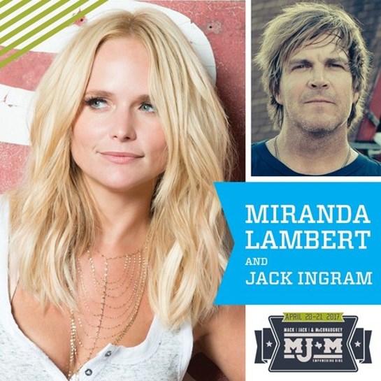 Mack, Jack & McConaughey Announces Miranda Lambert to Perform at ACL Live at The Moody Theater