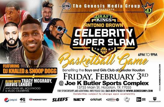 DraftKings Antonio Brown Super Slam Celebrity Basketball Game