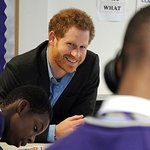 Prince Harry Visits Nottingham To See The Work Of Full Effect And Coach Core