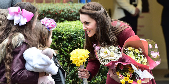 The Duchess Of Cambridge Visits Action for Children projects