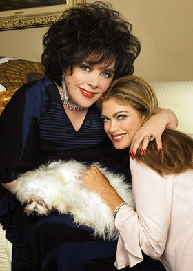 Elizabeth Taylor And Kathy Ireland