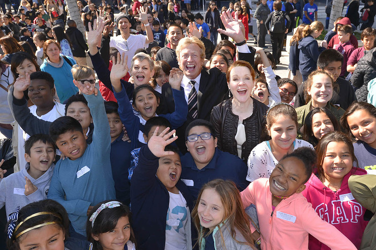 Jill Baldauf, Nigel Lythgoe, and Rachel Moore at 47th Annual Blue Ribbon Children’s Festival