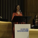 Anne Hathaway Speaks At UN Official Commemoration Of International Women's Day