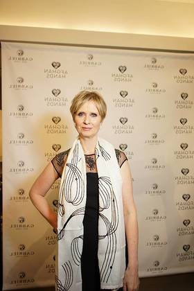 Cynthia Nixon at Gabriel & Co. and Afghan Hands Shopping Event