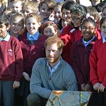 Prince Harry Visits The Queen's Commonwealth Canopy Project At Epping Forest
