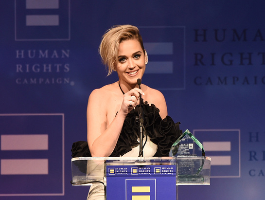 Katy Perry Honored At Human Rights Campaign's 2017 Los Angeles Gala