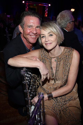 Dennis Quaid and Sharon Stone