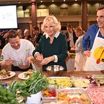 The Duchess of Cornwall Attends The UK CEO CookOff In Support Of UKHarvest