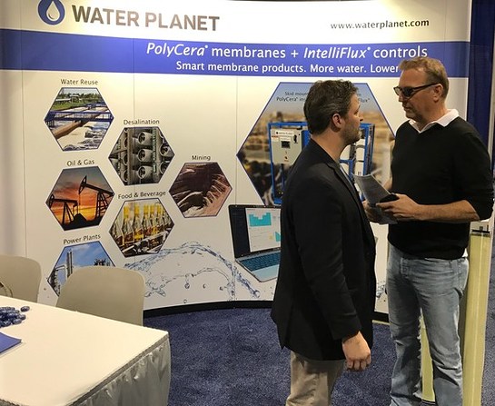Eric Hoek, CEO of Water Planet, and famed actor Kevin Costner are committed to advancing water sustainability through reuse
