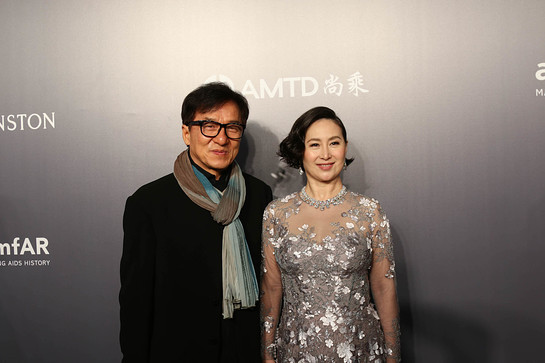 Jackie Chan at amfAR Gala Hong Kong