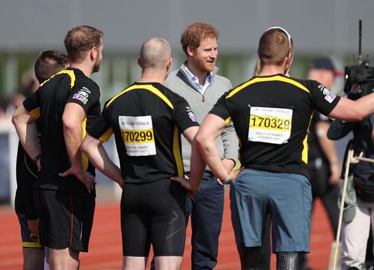 Prince Harry visits the University of Bath