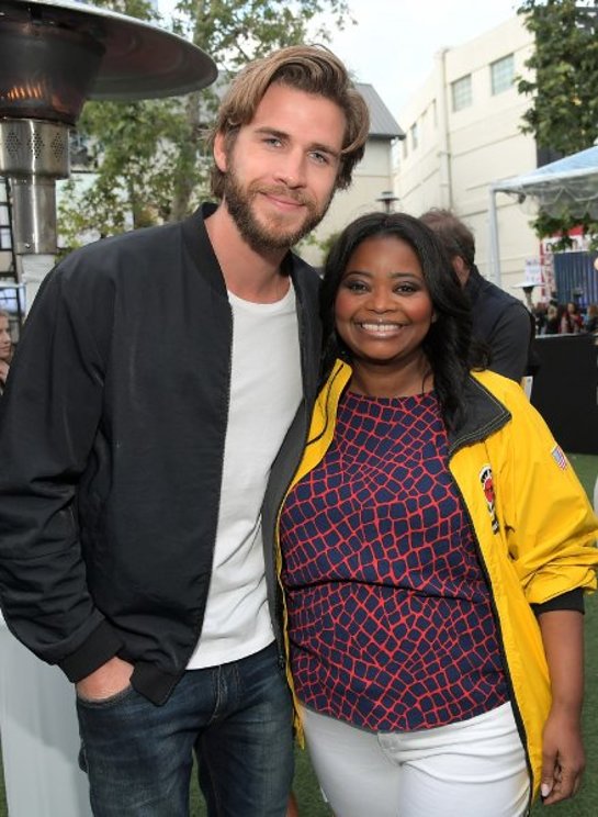 Liam Hemsworth and Octavia Spencer attend City Year Los Angeles Spring Break 