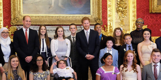 The Duke of Cambridge & Prince Harry present The Diana Awards