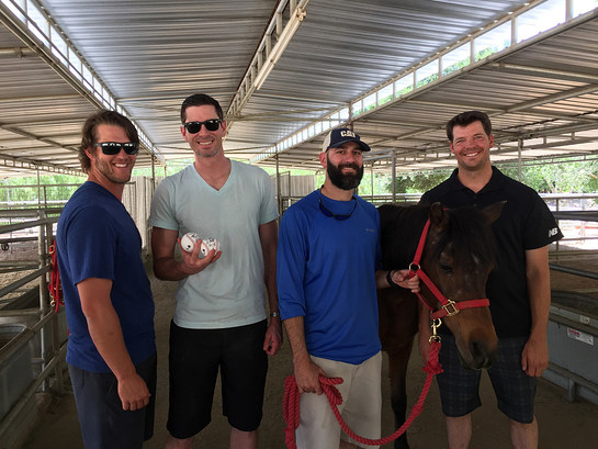 Clayton Kershaw, Brandon McCarthy, Chris Hatcher, Rascalina, Rich Hill