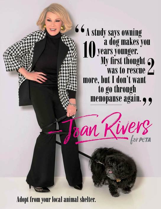 Joan Rivers PETA Ad