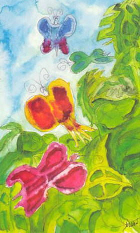 Butterfly Study: Watercolor by Jerry Garcia Butterfly Study: Watercolor by Jerry Garcia