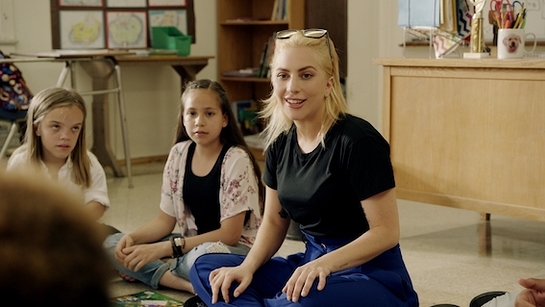 Lady Gaga recently met with students in California during the filming of the upcoming Public Service Announcement for DonorsChoose.org and Born This Way Foundation