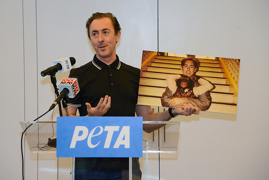 Alan Cumming and PETA announce a landmark legal claim to release 11 chimpanzees