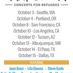 Joan Baez And Steve Earle Join Stars For 2017 Lampedusa: Concerts For Refugees Tour