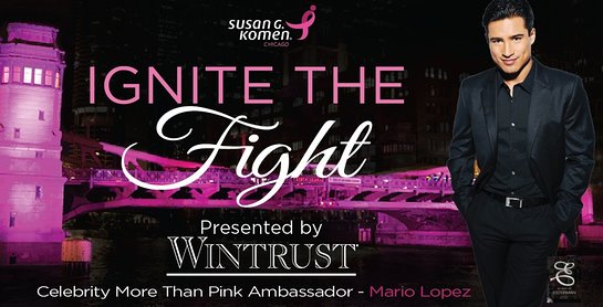 Komen Chicago will hold its Ignite the Fight Gala presented by Wintrust on Oct. 21