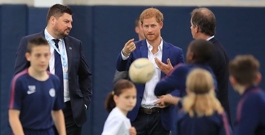 Prince Harry visits Manchester