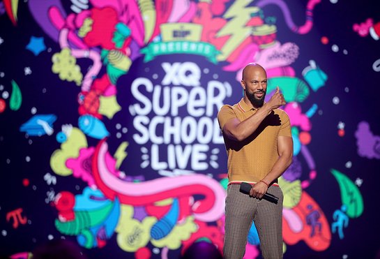 Common speaks onstage during the XQ Super School Live