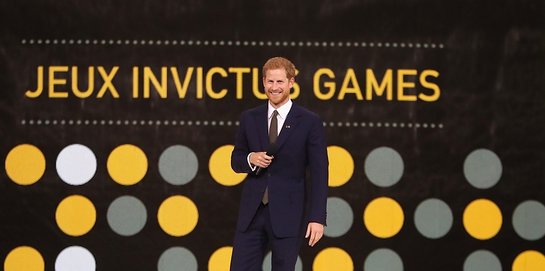 Prince Harry at the opening ceremony for The Invictus Games