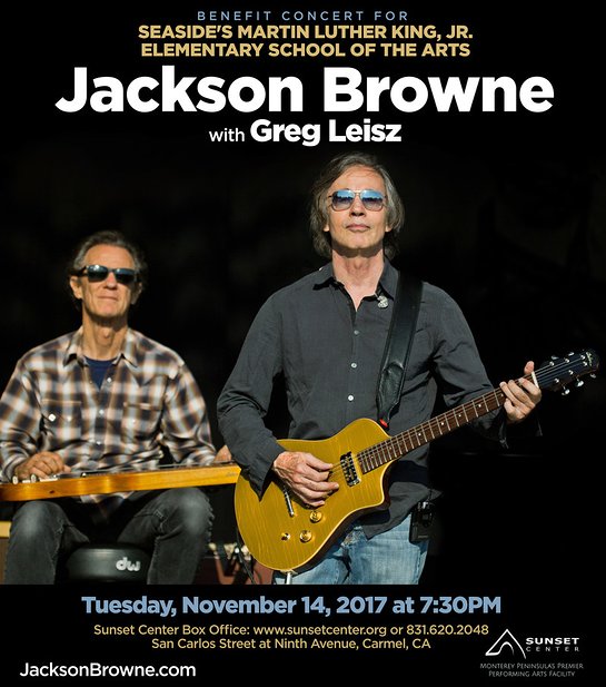 Jackson Browne Announces Benefit Concert To Support Seaside's Martin Luther King, Jr. Elementary School Of The Arts