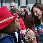 Royals Join Paddington Bear For Charity Train Ride