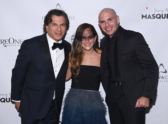 Daniel E Straus, Lizzy Straus, and Pitbull