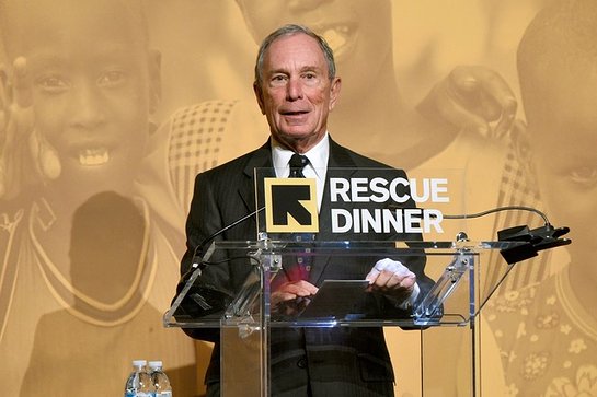 Michael Bloomberg Accepts Freedom Award