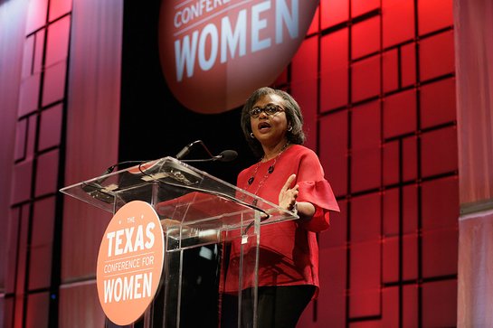 Anita Hill speaks at the Texas Conference For Women 2017
