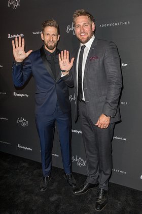 AdoptTogether founder and CEO Hank Fortener with partner and celebrity chef Curtis Stone