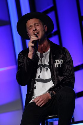 Ryan Tedder of OneRepublic performs as Human Rights Watch presents the Voices For Justice Annual Gala