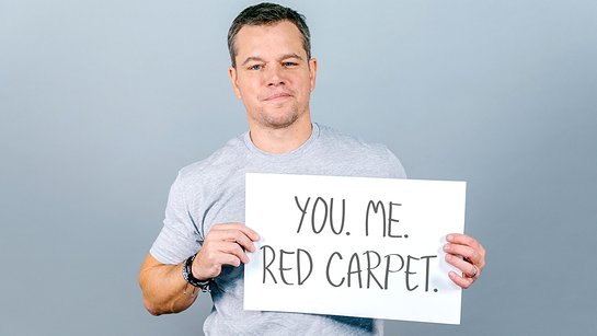 Meet Matt Damon at the Downsizing Premiere