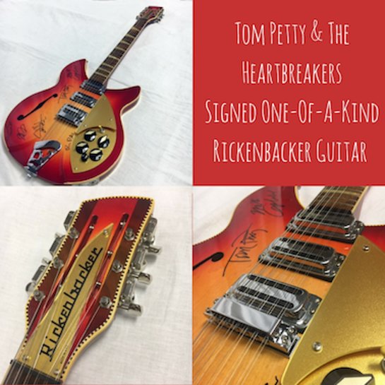 Tom Petty and the Heartbreakers Signed Rickenbacker