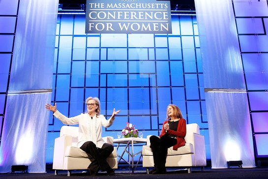 Meryl Streep and women's rights pioneer Gloria Steinem discuss the nation's pivotal shift in workplace culture