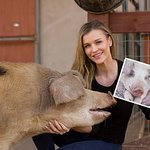 Joanna Krupa Adopts A Pig For The Holidays