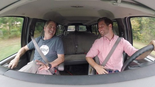 Jeff Foxworthy Takes a Slow Ride to Help Non-Profit Raise Money for New Vans Jeff Foxworthy Takes a Slow Ride to Help Non-Profit Raise Money for New Vans