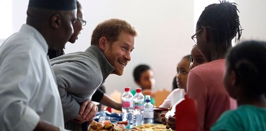 Prince Harry Visits Fit and Fed