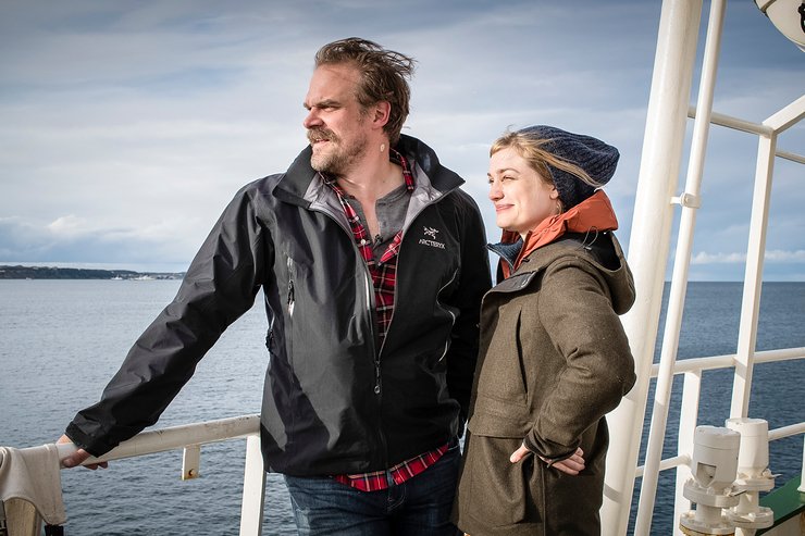 Alison Sudol and David Harbour on a Greenpeace expedition to help make the case for an Antarctic Ocean Sanctuary