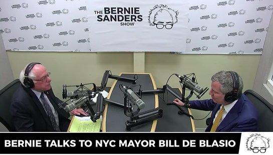 Bill de Blasio on The Bernie Sanders Show