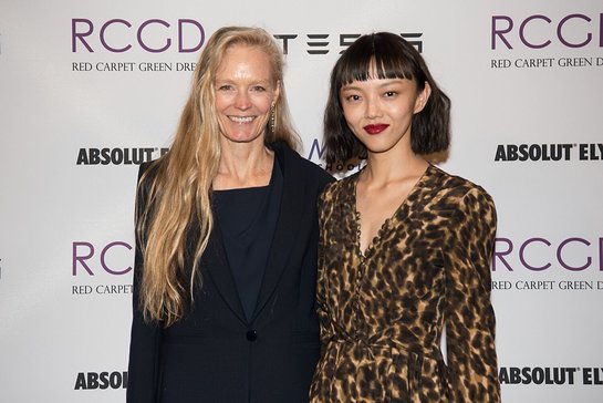 Suzy Amis Cameron and Rila Fukushima