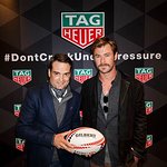 Chris Hemsworth Joins Tag Heuer And Kids At World Rugby Sevens