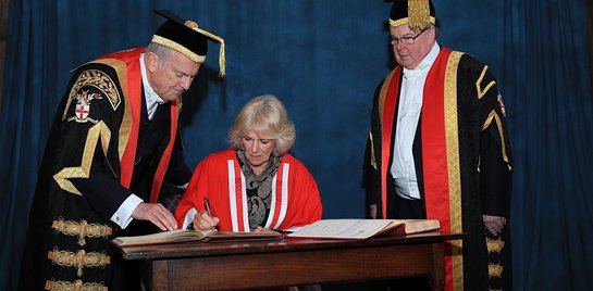 Duchess of Cornwall receives an Honorary Doctorate