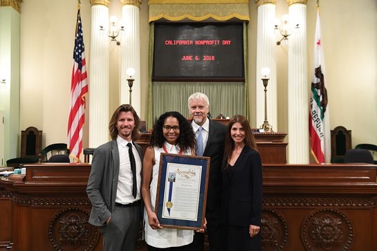 Jeremie Loncka, Sydney Kamlager-Dove, Tim Robbins, Malissa Shriver