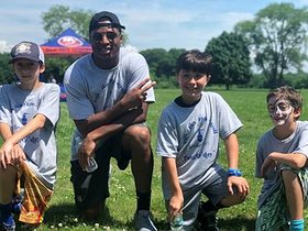 Kenyan Drake attends Smile Train's Second Annual Family Fun Day