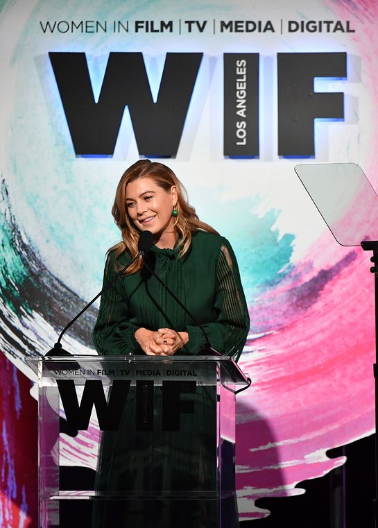 Ellen Pompeo Speaks Onstage